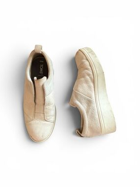 Toms Women's 8.5 Slip-On Platform Sneakers in Off-White